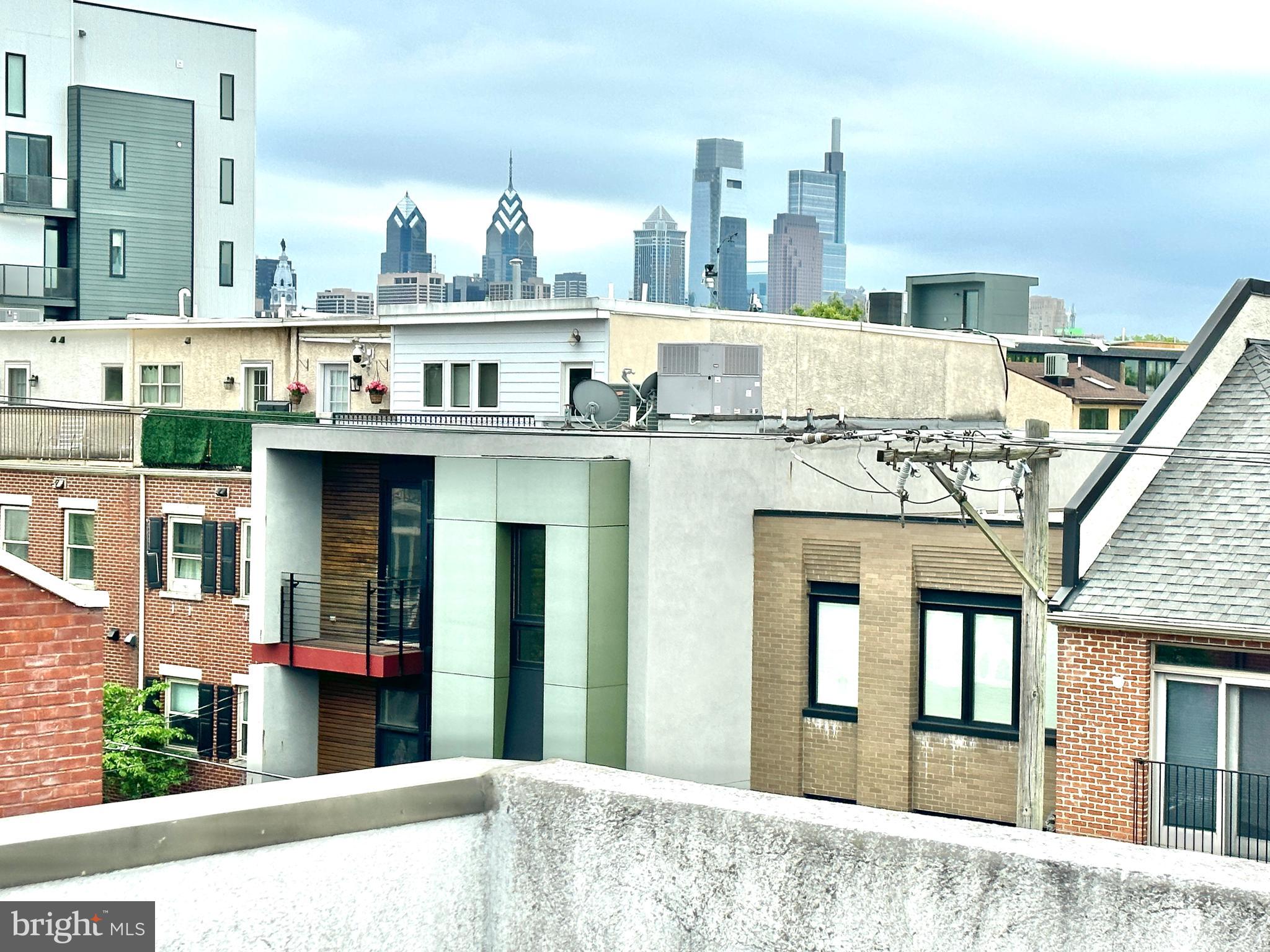 1017 North 3rd Street Philadelphia, PA 19123 - Photo 46 of 49 Roof deck skyline view