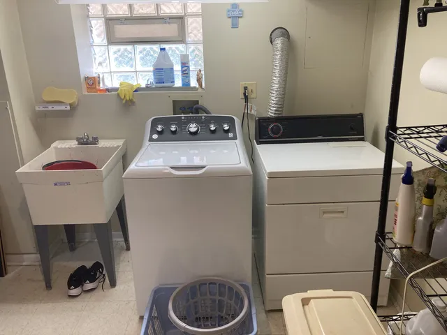 a view of water heater room