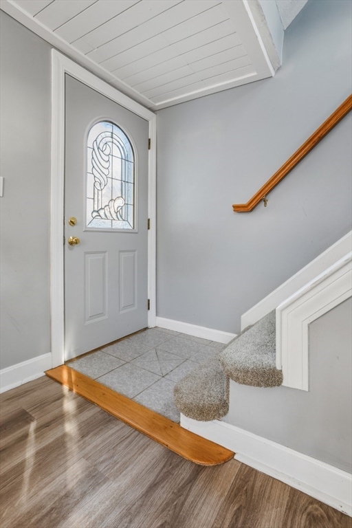 22 Laconia Avenue Saugus, MA 01906 - Photo 19 of 36 a view of an entryway with wooden floor