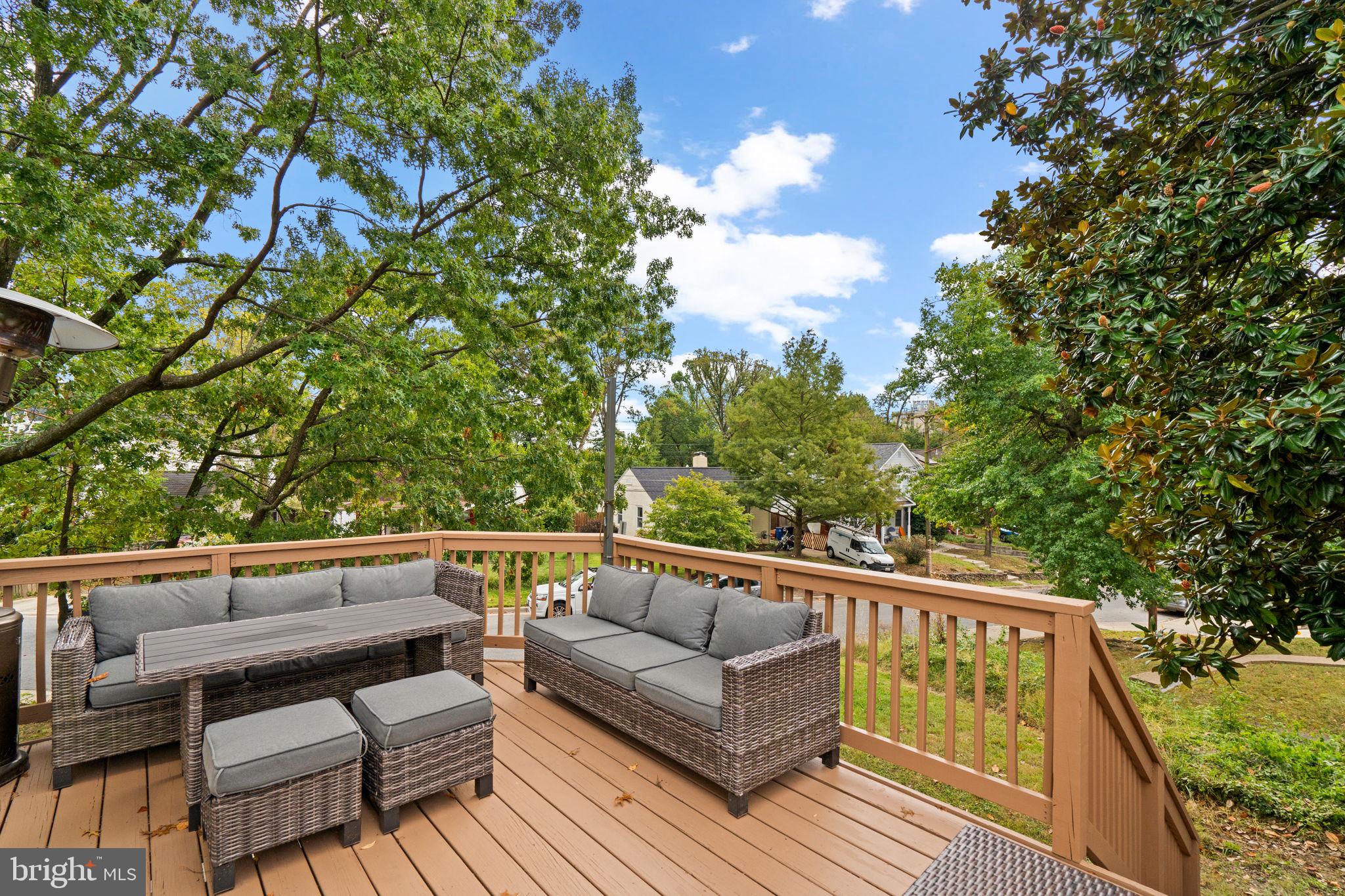 48 Oswego Avenue Silver Spring, MD 20912 - Photo 29 of 32 Spacious Deck off of Kitchen/Side House