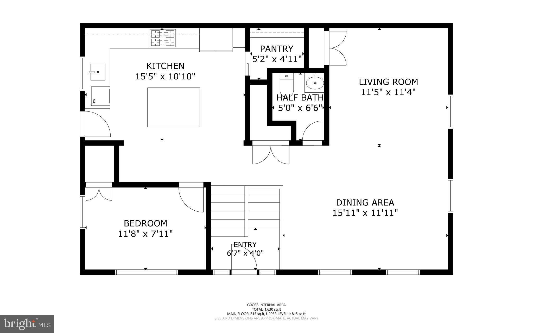 48 Oswego Avenue Silver Spring, MD 20912 - Photo 31 of 32 Main Level Floor Plans