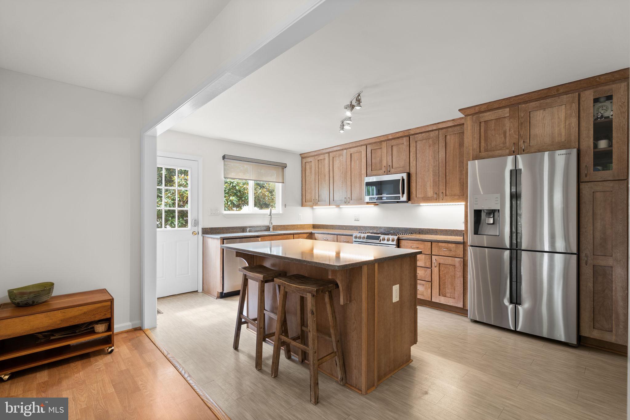 48 Oswego Avenue Silver Spring, MD 20912 - Photo 9 of 32 Beautifully Renovated Kitchen with Center Island