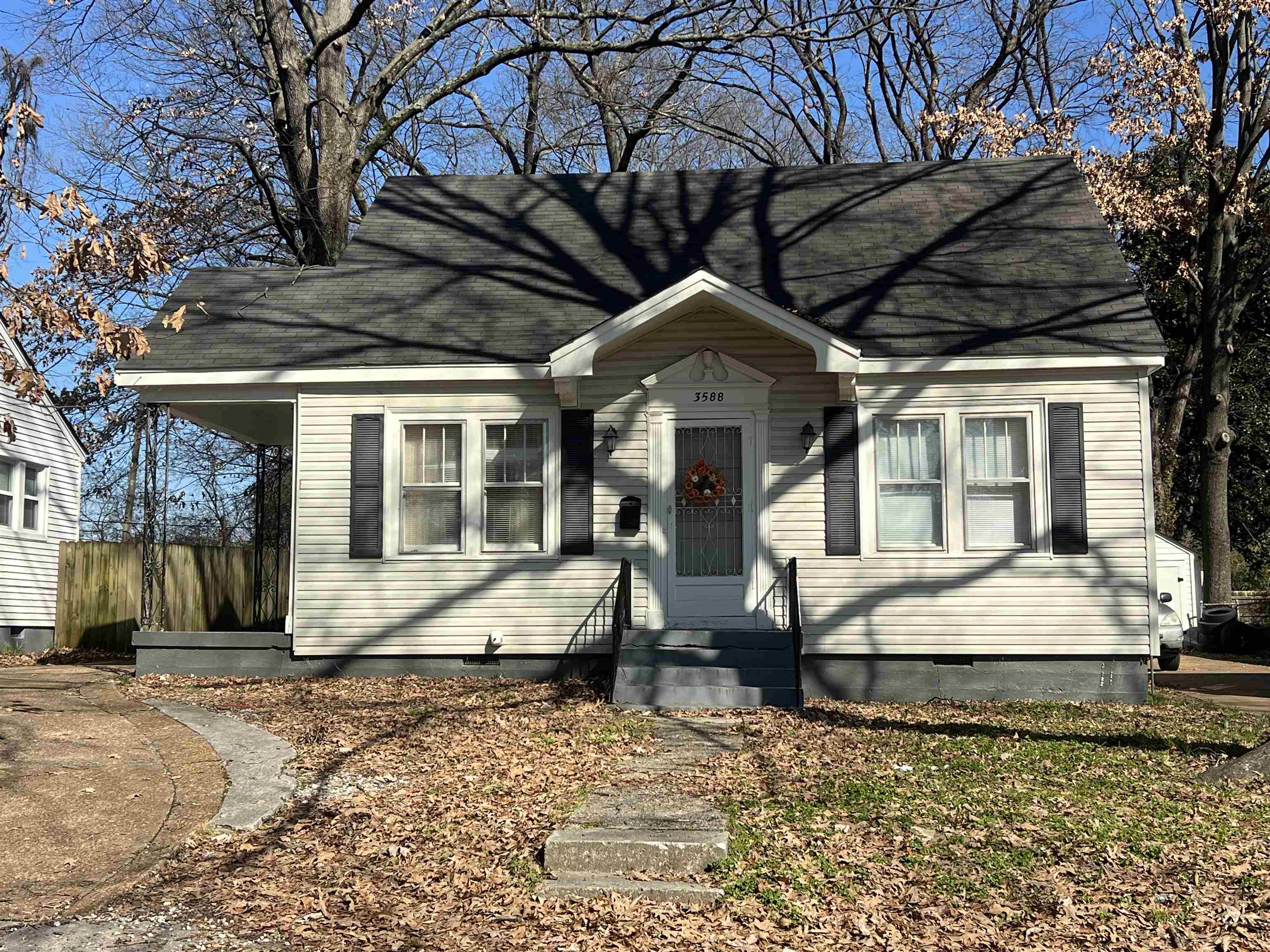3588 Kearney Avenue Memphis, TN 38111 - Photo 1 of 2 View of front of property with crawl space, a shingled roof, and entry steps