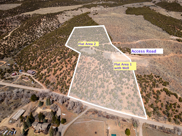 8094 West Red Cloud Loop Road Vernal, UT 84078 - Photo 19 of 35 Map / location with property parcel outlined