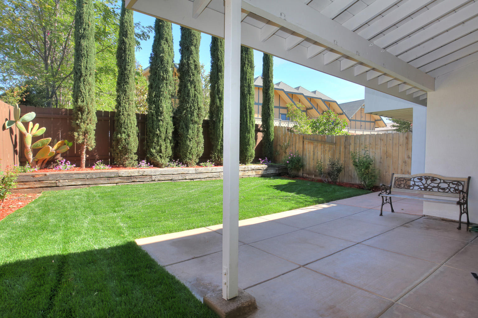 1493 Aarhus Drive, Unit 7 Solvang, CA 93463 - Photo 23 of 24 a view of a back yard