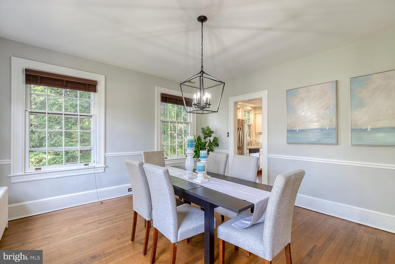 1411 North Glebe Road Arlington, VA 22207 - Photo 22 of 72 Sunny dining room surrounded by 5.5ft windows
