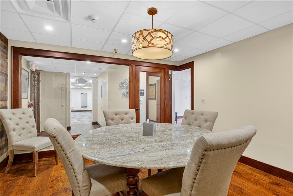 750 Washington Road Pittsburgh, PA 15228 - Photo 19 of 45 a view of a dining room with furniture and chandelier