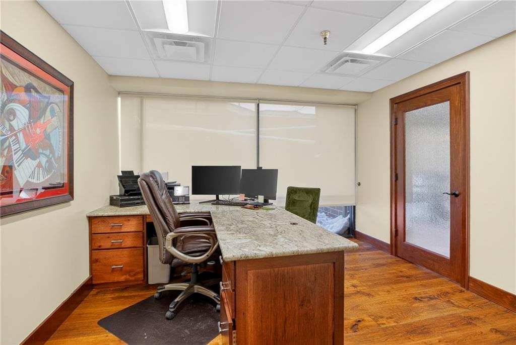 750 Washington Road Pittsburgh, PA 15228 - Photo 22 of 45 a view of a workspace with furniture and a window