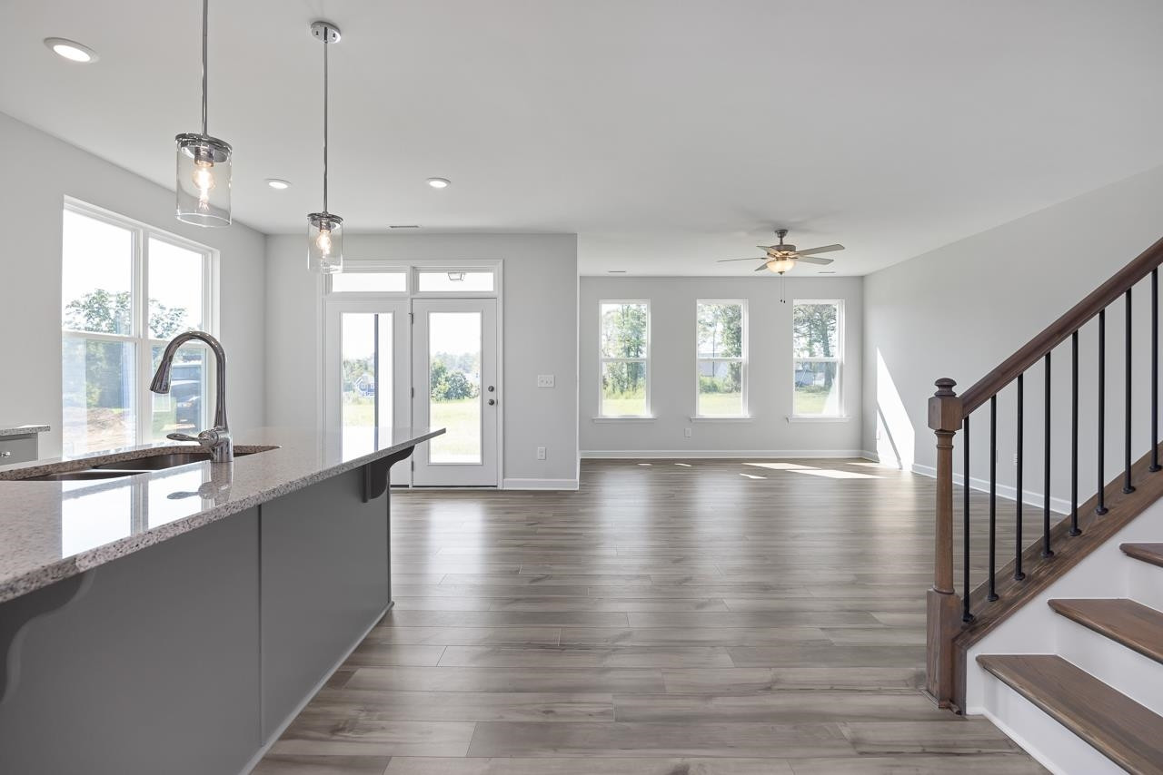 82 Morningside Lane Angier, NC 27501 - Photo 6 of 28 a view of a large kitchen with windows