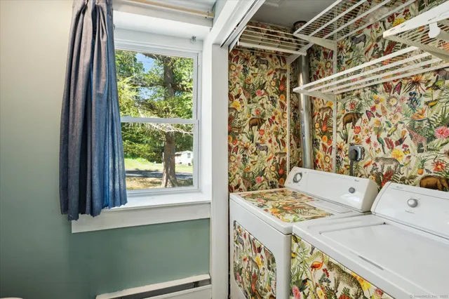 a view of storage and utility room