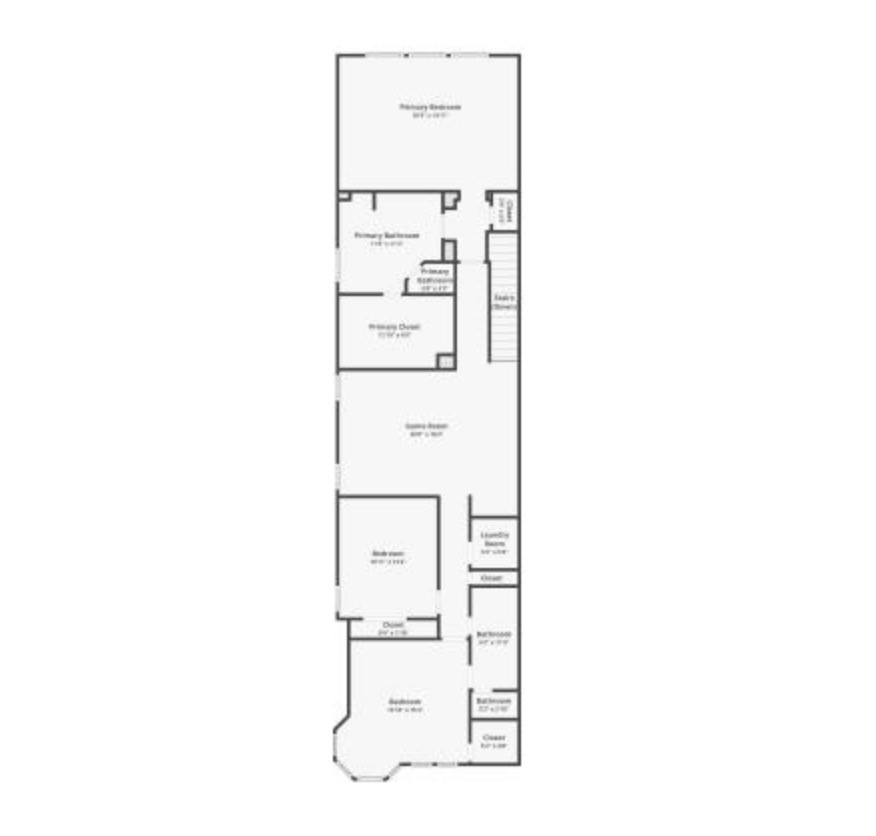1330 West 25th Street, Unit C Houston, TX 77008 - Photo 8 of 30 a picture of a floor plan