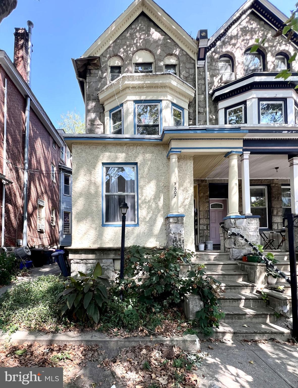 807 South St Bernard Street, Unit 3F Philadelphia, PA 19143 - Photo 3 of 17 a front view of a house with garden