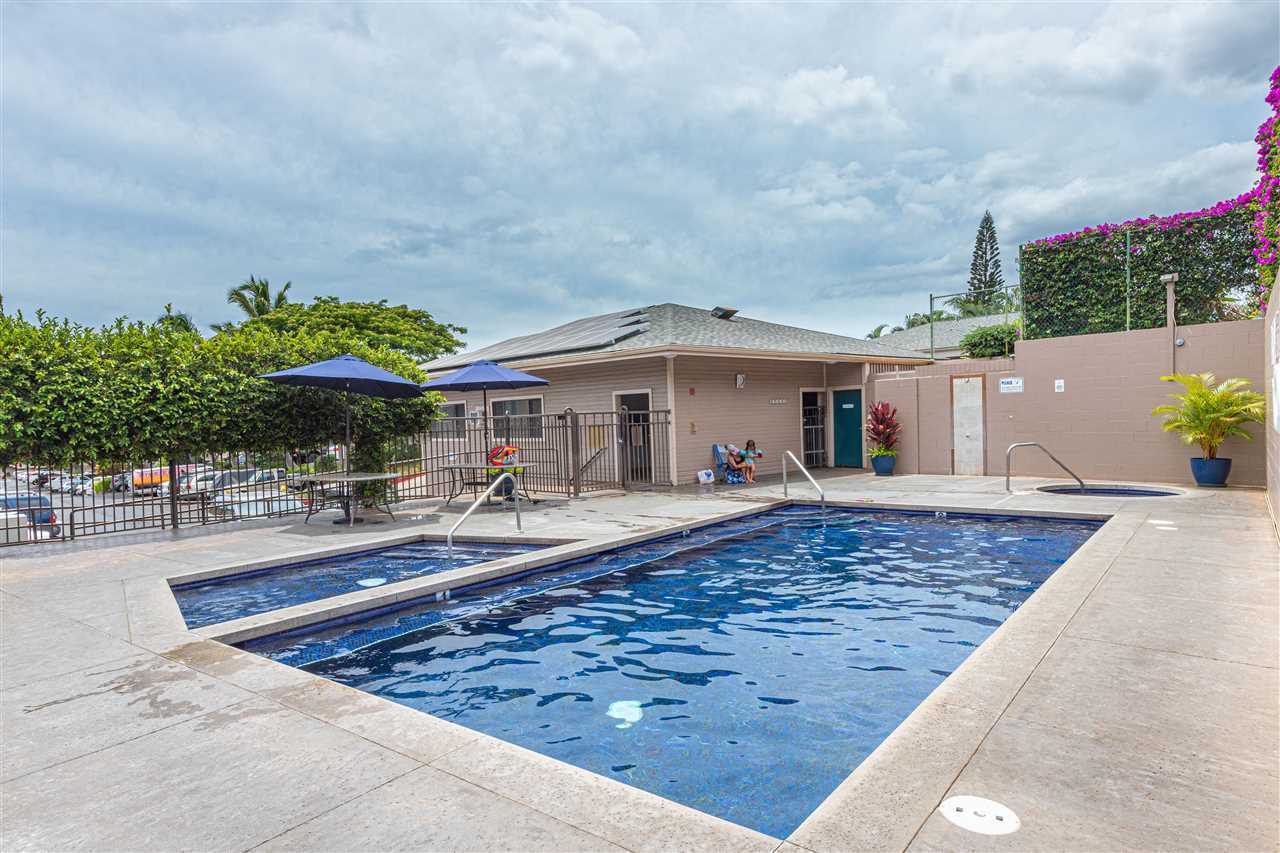 2747 South Kihei Road, Unit A201 Kihei, HI 96753 - Photo 23 of 29 swimming pool view with sitting space and garden in the back