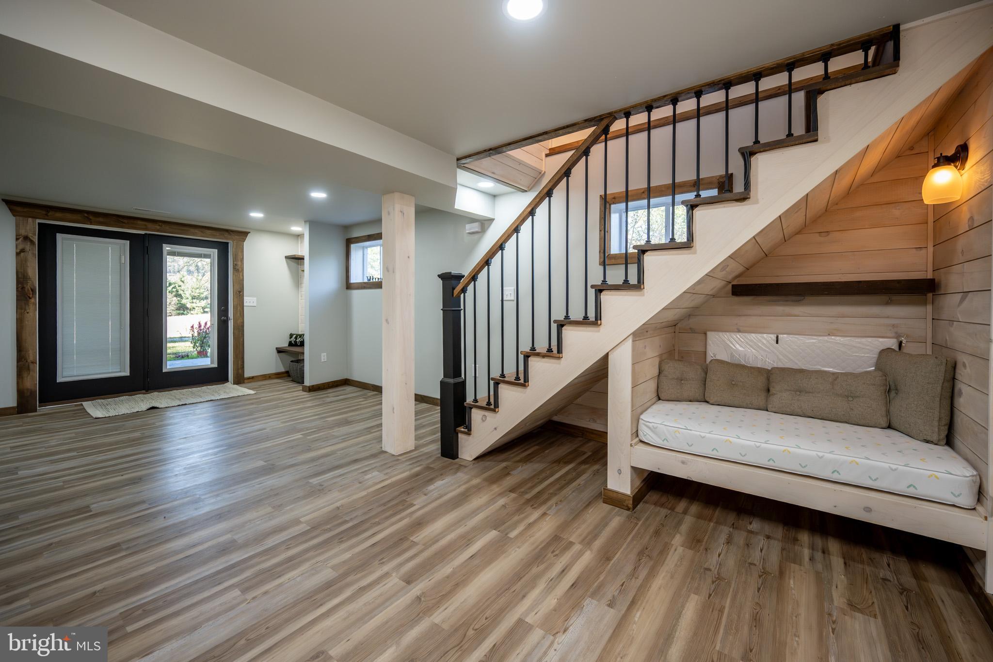 3456 Glendale Road Swanton, MD 21561 - Photo 64 of 93 a view of entryway and hall with wooden floor