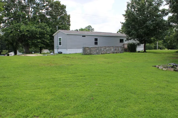 a view of an outdoor space and a yard