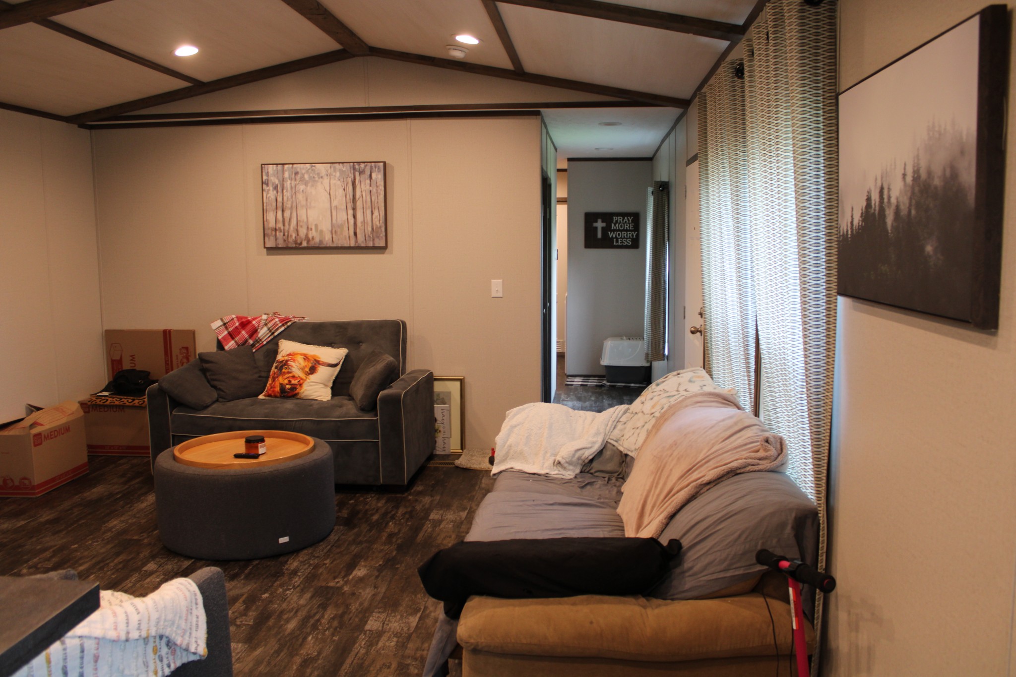 890 Oak Grove Road Goodspring, TN 38460 - Photo 5 of 18 a living room with furniture and a lamp
