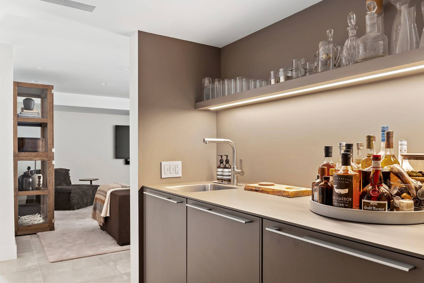 716 Hands Creek Road East Hampton, NY 11937 - Photo 7 of 24 a kitchen with a sink and a stove top oven