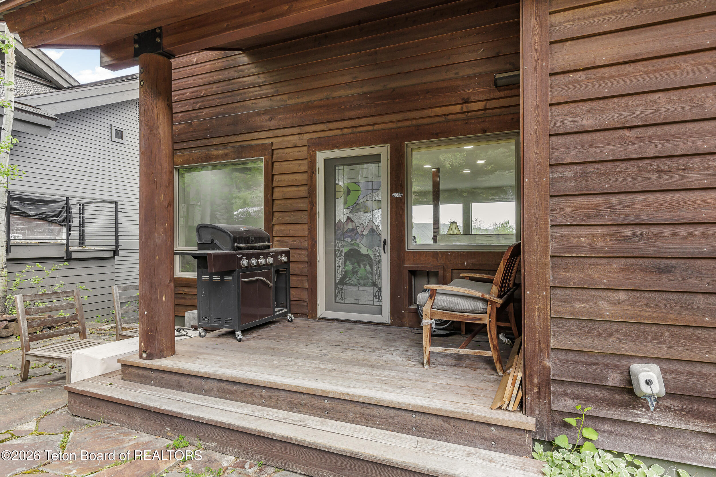 480 Henley Road Jackson, WY 83001 - Photo 46 of 57 Back porch
