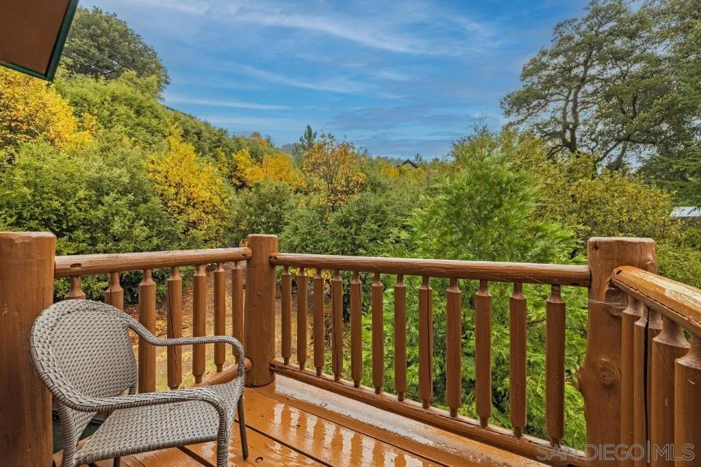 15469 Incapa Road Julian, CA 92036 - Photo 15 of 23 a view of a chair in the balcony