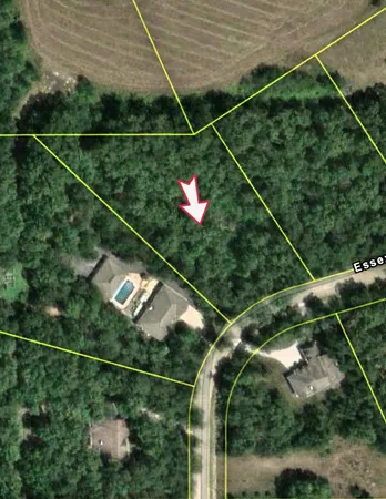 a aerial view of a house