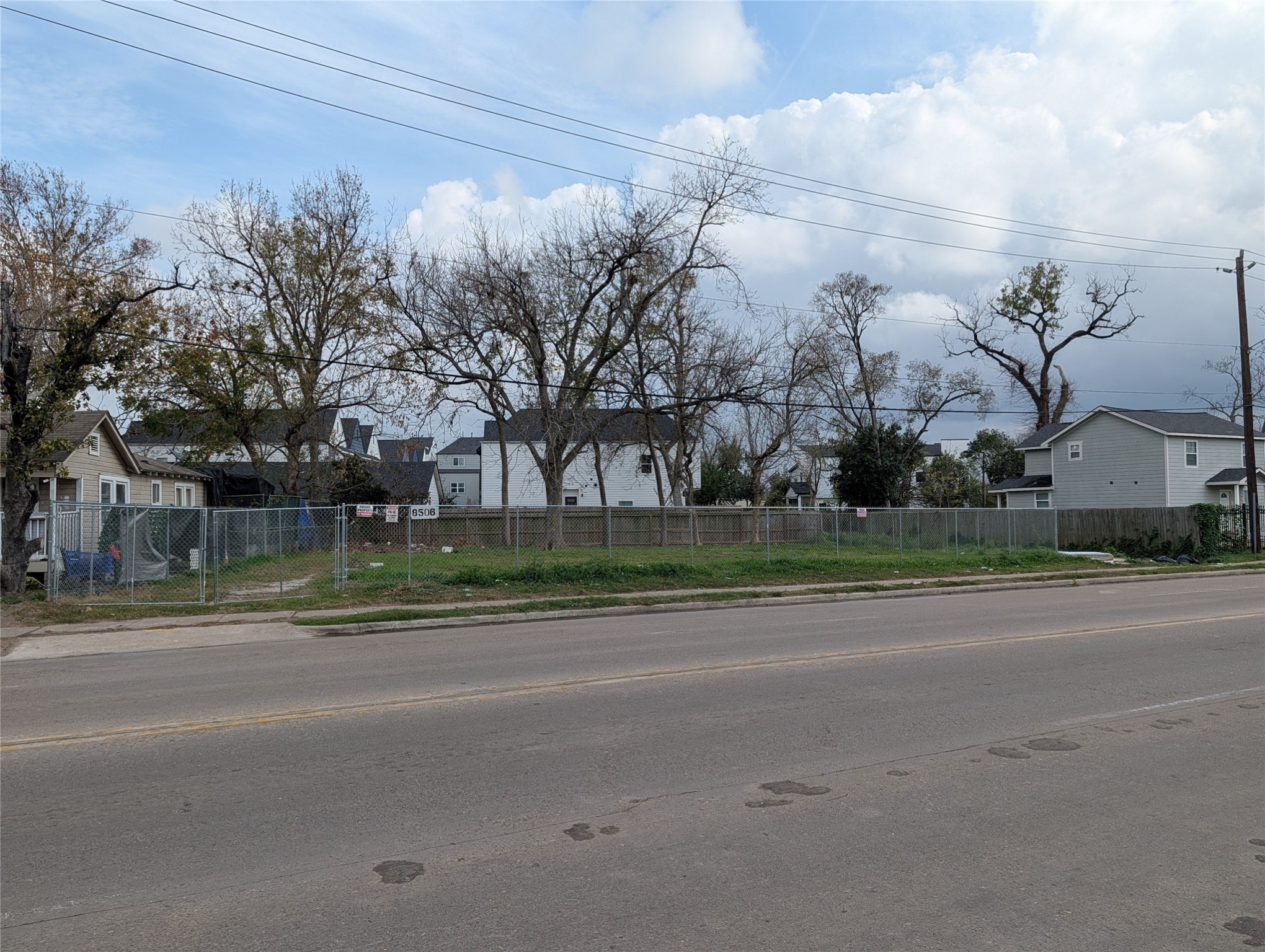 8506 North Main Street Houston, TX 77022 - Photo 2 of 12 a view of a yard in front of a house