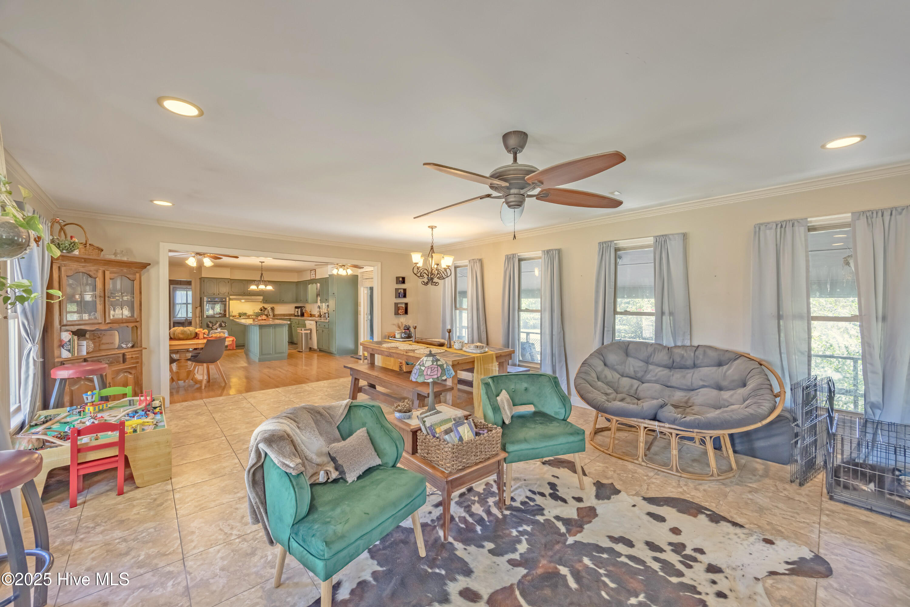 451 Tracy Brown Road Magnolia, NC 28453 - Photo 20 of 47 Sunroom Looking Back Into Kitchen