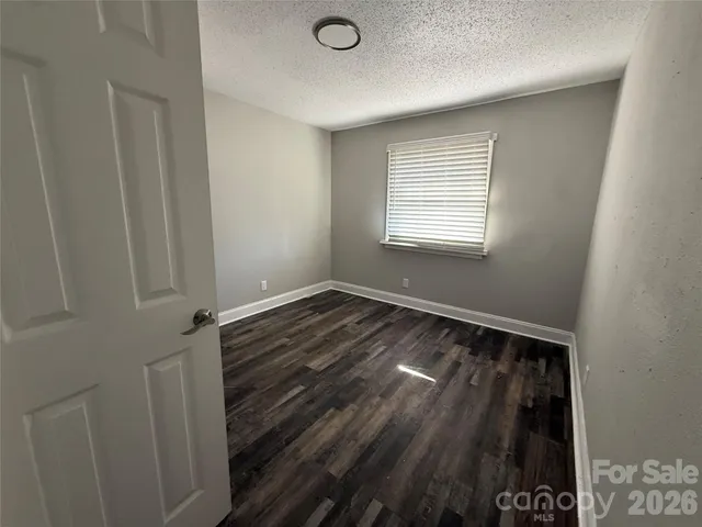 a view of small space with racks on the wall