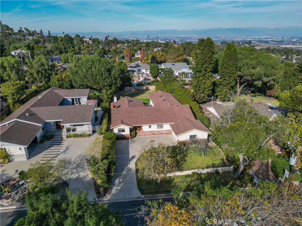 63 Ranchview Road Rolling Hills Estates, CA 90274 - Photo 25 of 28 an aerial view of a house with a garden