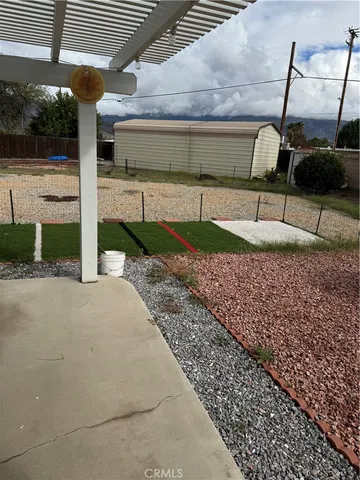 a close view of a closet