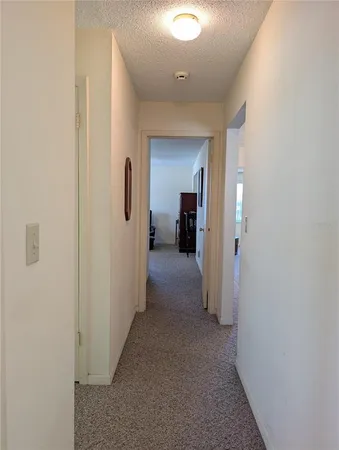 a view of a room with door