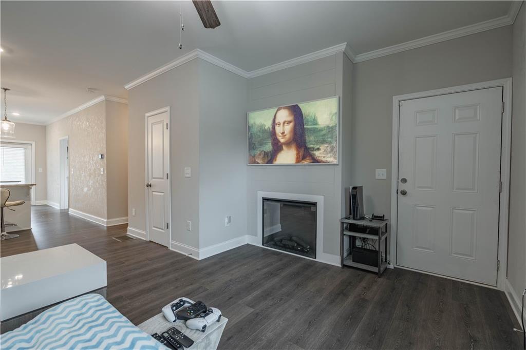 3110 Quantum Lane, Unit 53 Atlanta, GA 30341 - Photo 7 of 38 a view of livingroom with furniture and fireplace