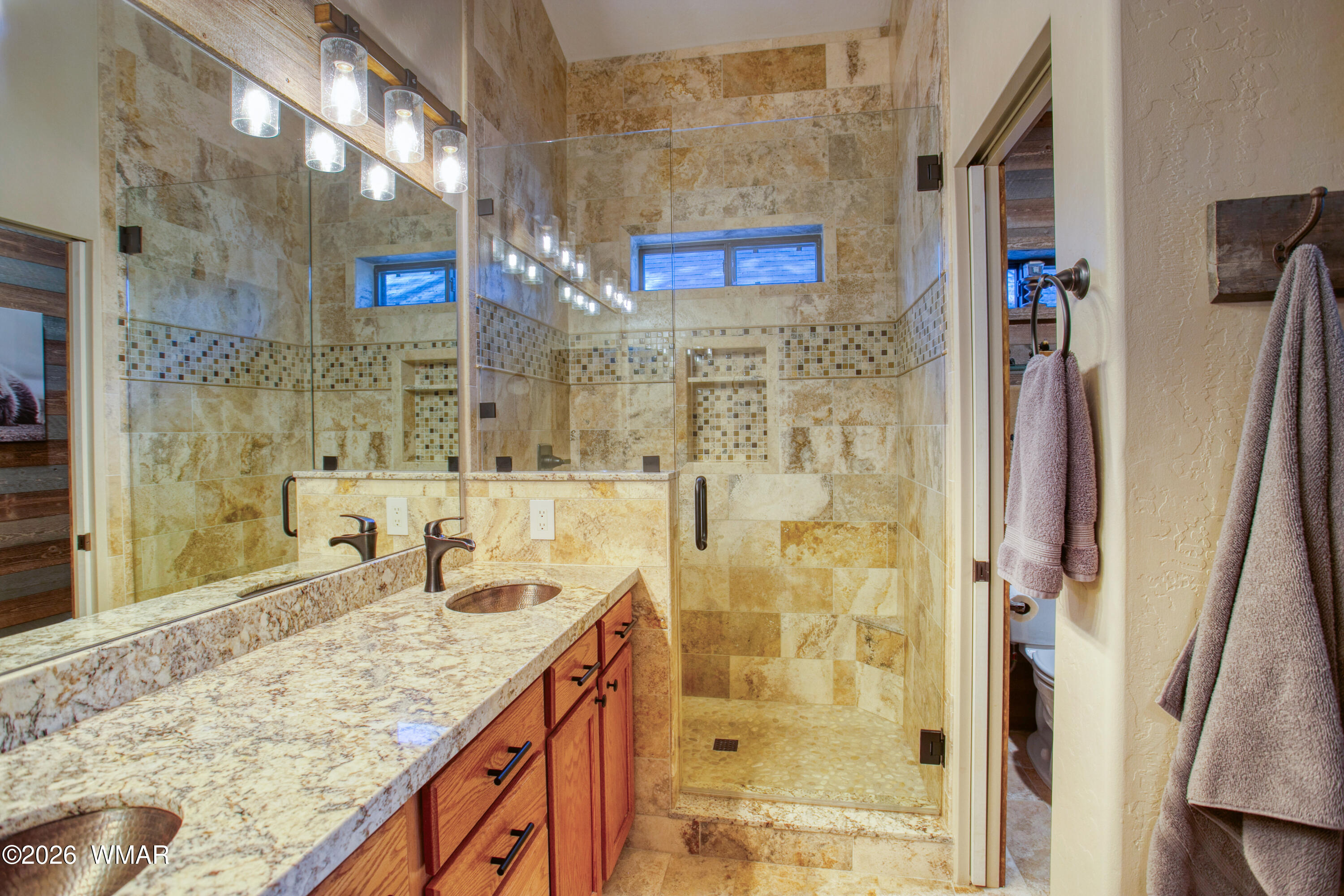 3005 Timber Line Road Pinetop, AZ 85935 - Photo 17 of 34 Remodeled Master Bath - 2 Vanities