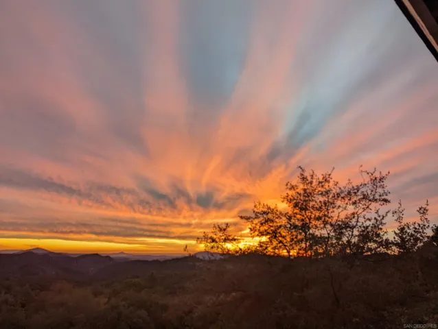 a view of an ocean and beach