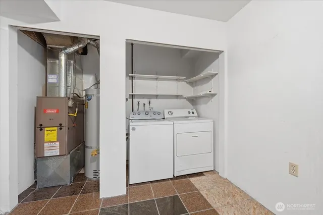 a room with storage and utility