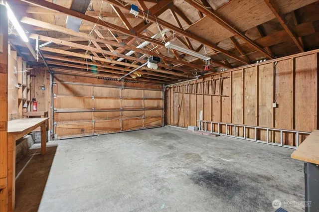 a view of a room with an empty space