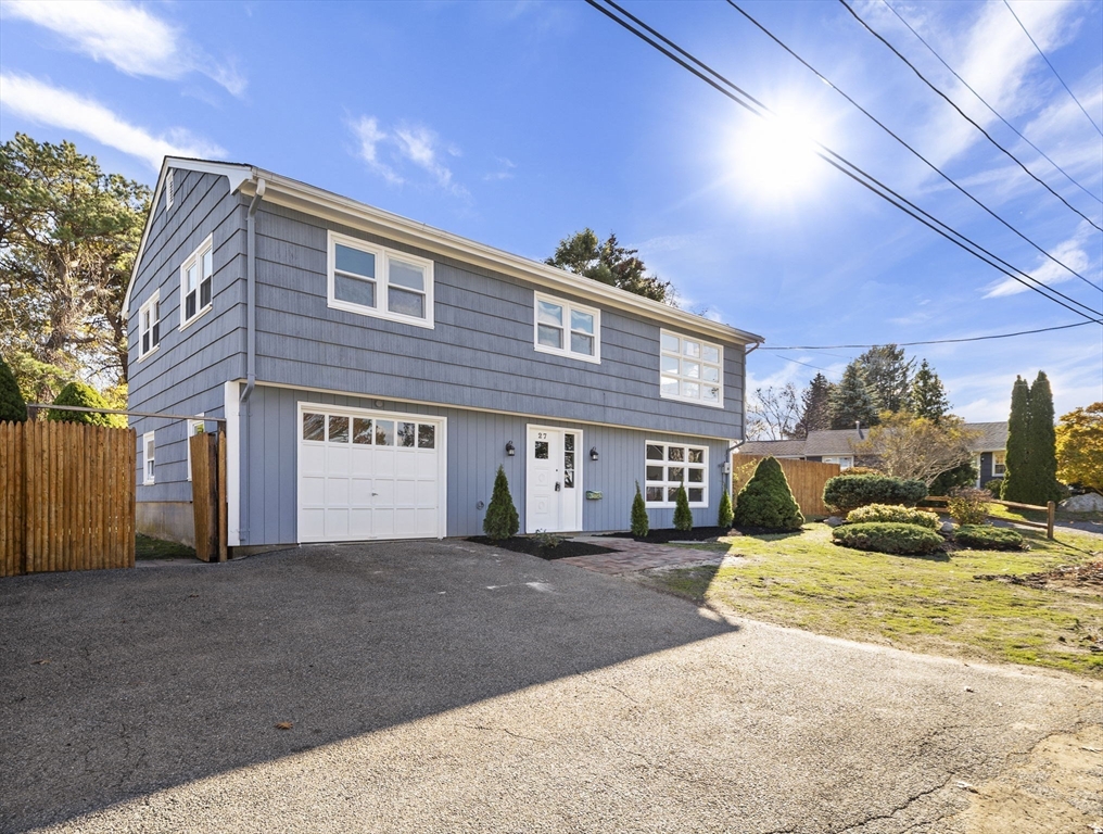 a view of a house with a patio