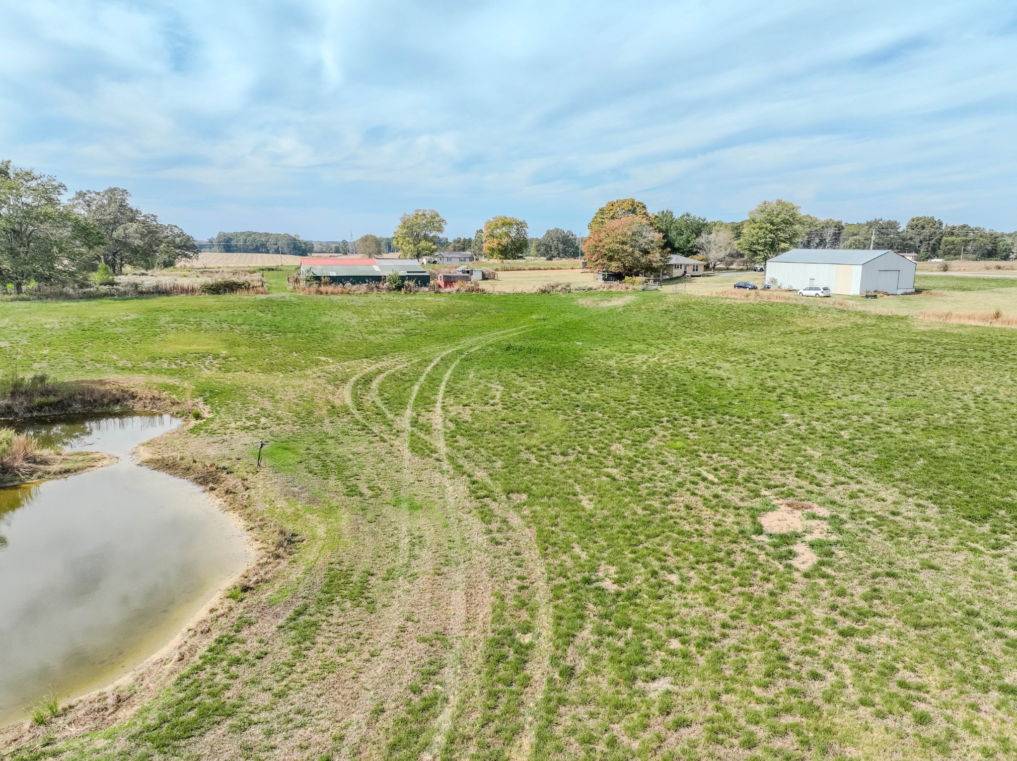 97 Ramah Road Leoma, TN 38468 - Photo 27 of 43 a view of a lake with a big yard