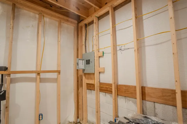 a view of gym equipment in a room