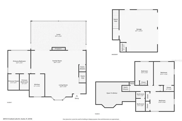 $989,000 | 2874 East Crooked Lake Drive, Eustis, FL 32726