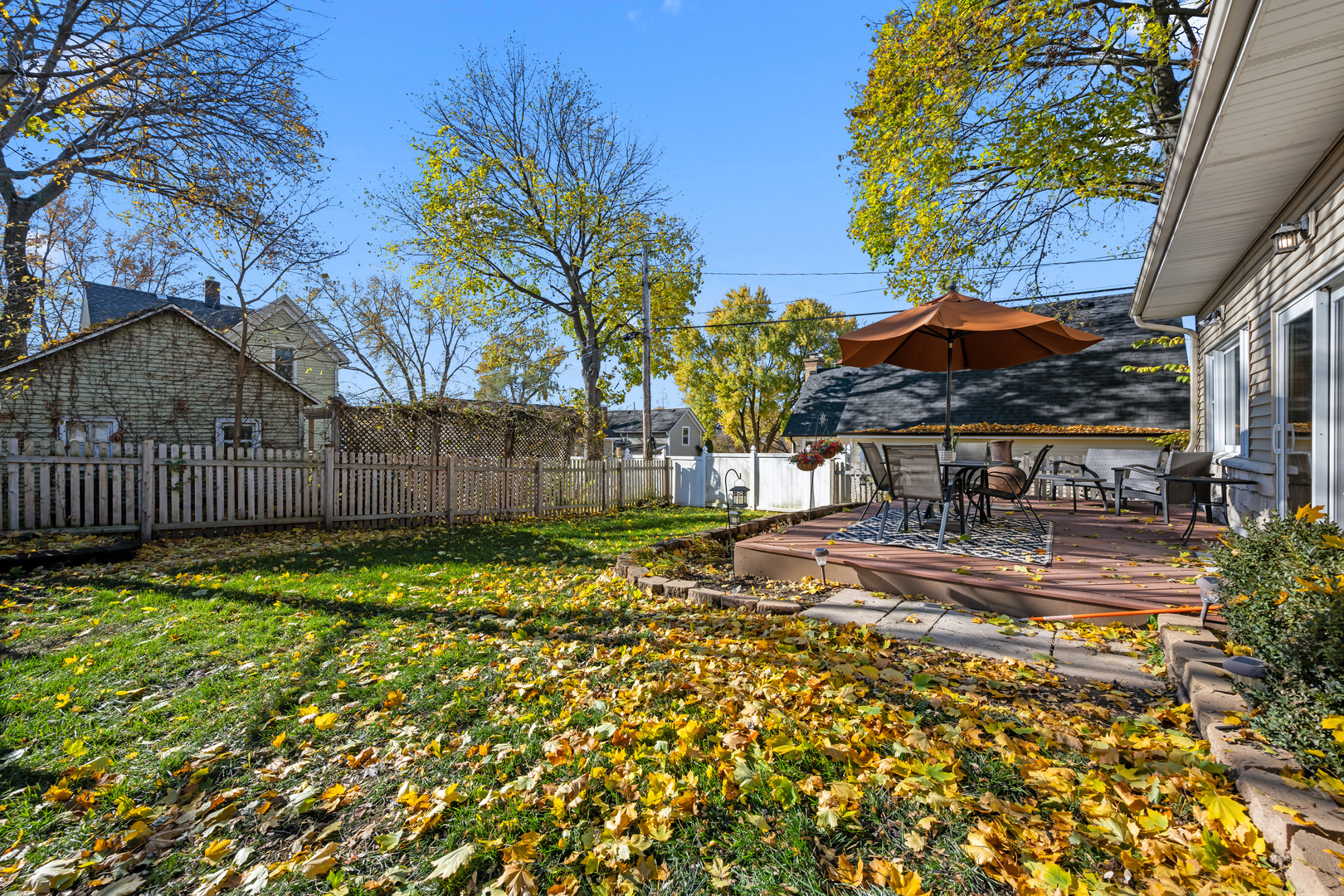 311 Ohio Avenue St. Charles, IL 60174 - Photo 19 of 20 a view of a yard with an umbrella