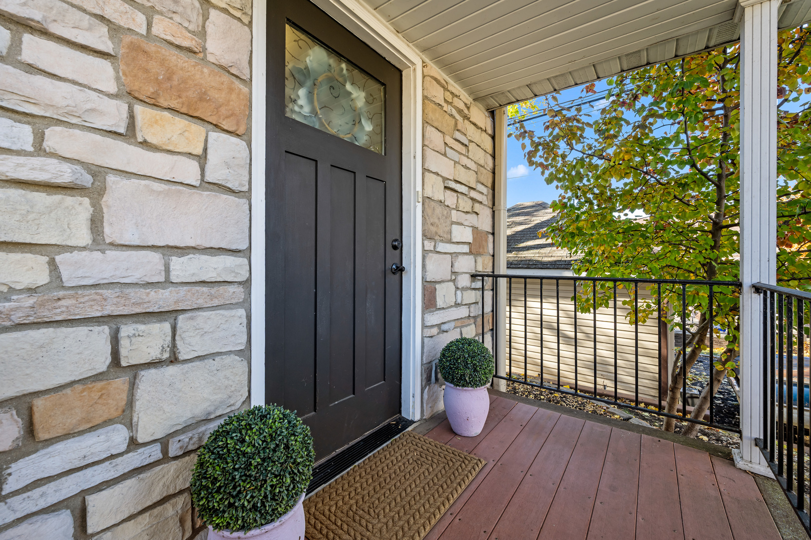 311 Ohio Avenue St. Charles, IL 60174 - Photo 2 of 20 a view of front door and potted plants
