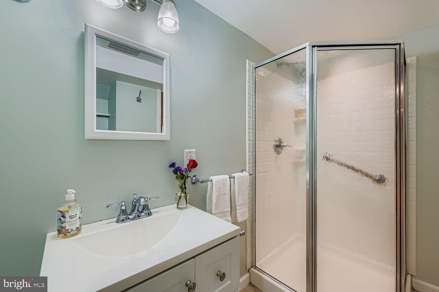 1552 Cottage Lane Towson, MD 21286 - Photo 25 of 32 a bathroom with a sink vanity and mirror