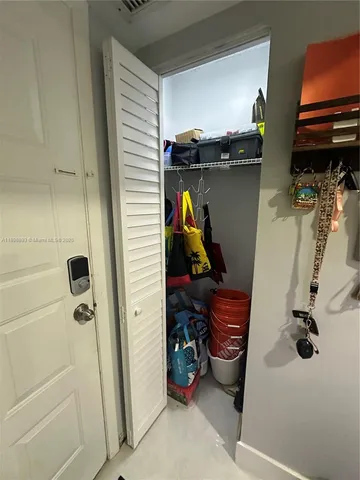 a view of walk in closet