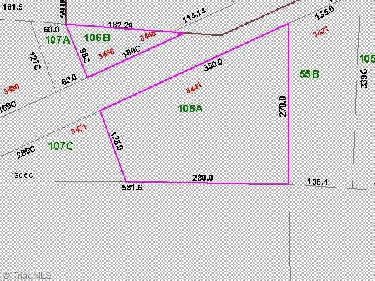 3456 Harper Road Clemmons, NC 27012 - Photo 2 of 3 Other. Lot 106a: 350 frontage x 270 ft x 280 ft x 128 ft (from tax map)
