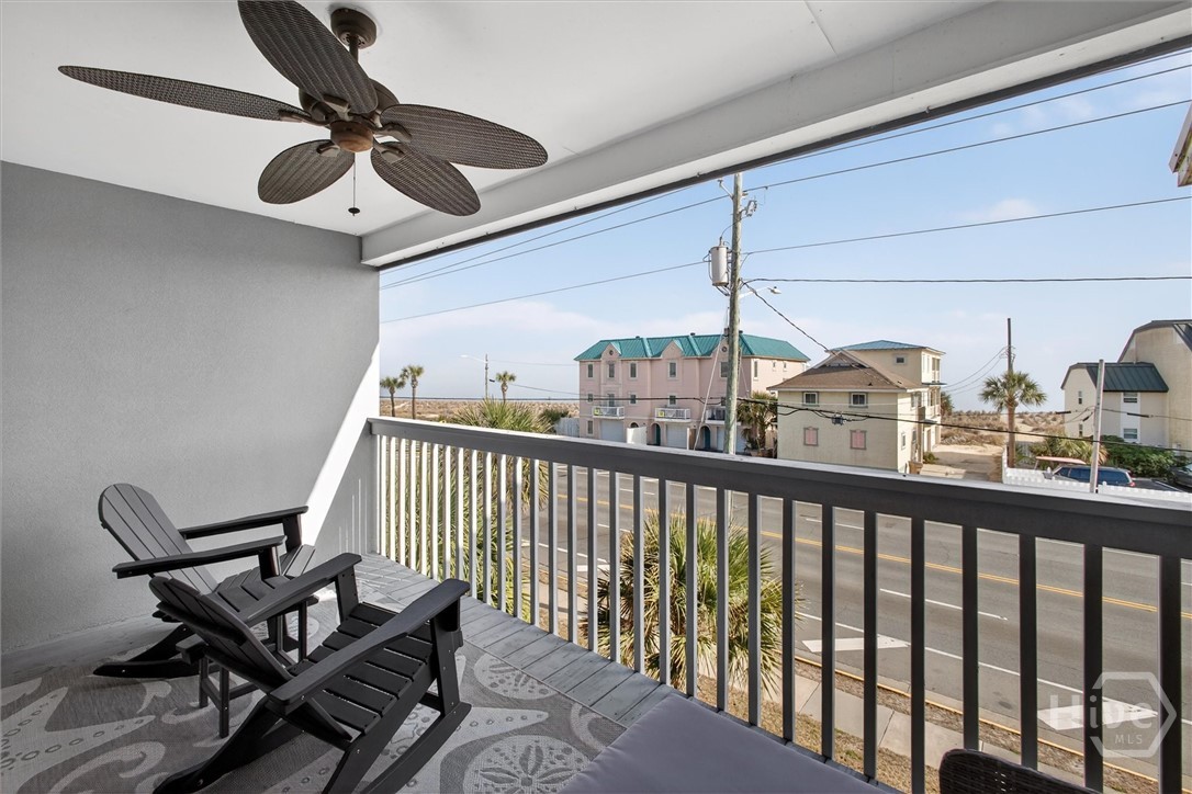 101 Butler Avenue, Unit G Tybee Island, GA 31328 - Photo 24 of 40 Primary suite balcony with ocean views