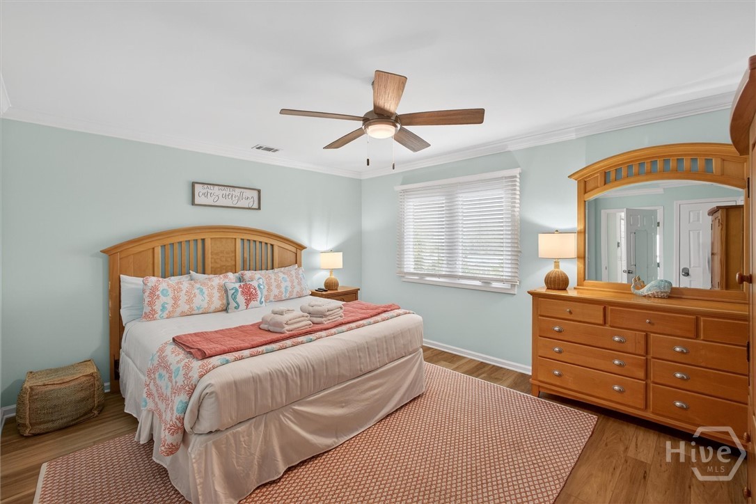 101 Butler Avenue, Unit G Tybee Island, GA 31328 - Photo 26 of 40 3rd floor guest bedroom with king size bed