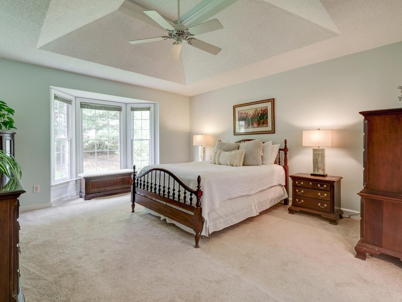 12108 Amoretto Way Raleigh, NC 27613 - Photo 25 of 40 Master Bedroom Bay Window