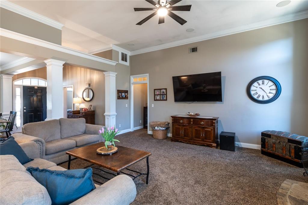 8620 Copperridge Drive Winston, GA 30187 - Photo 29 of 45 a living room with furniture and a flat screen tv