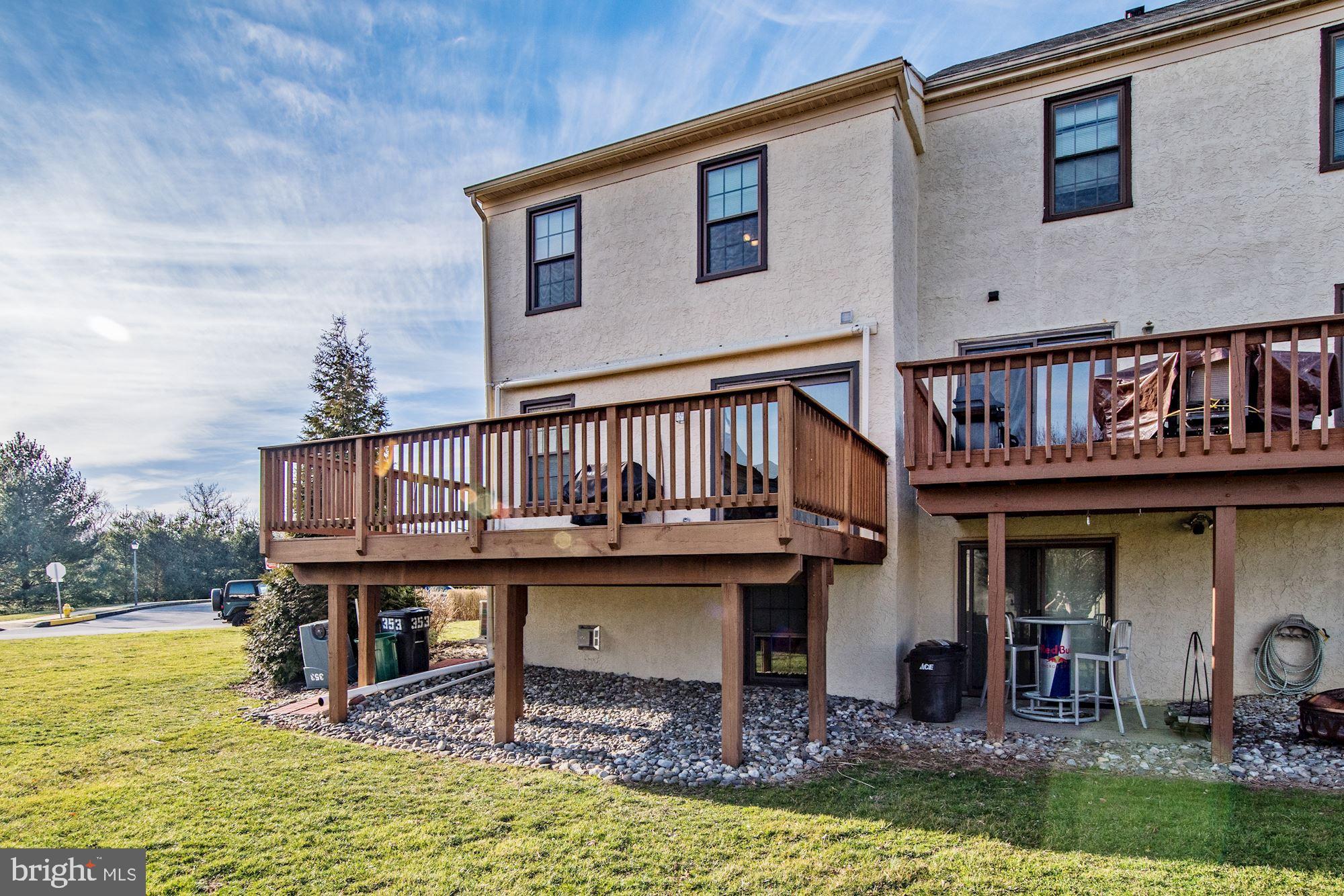 353 Scola Road Brookhaven, PA 19015 - Photo 2 of 26 Rear Elevation, End of Row Townhome