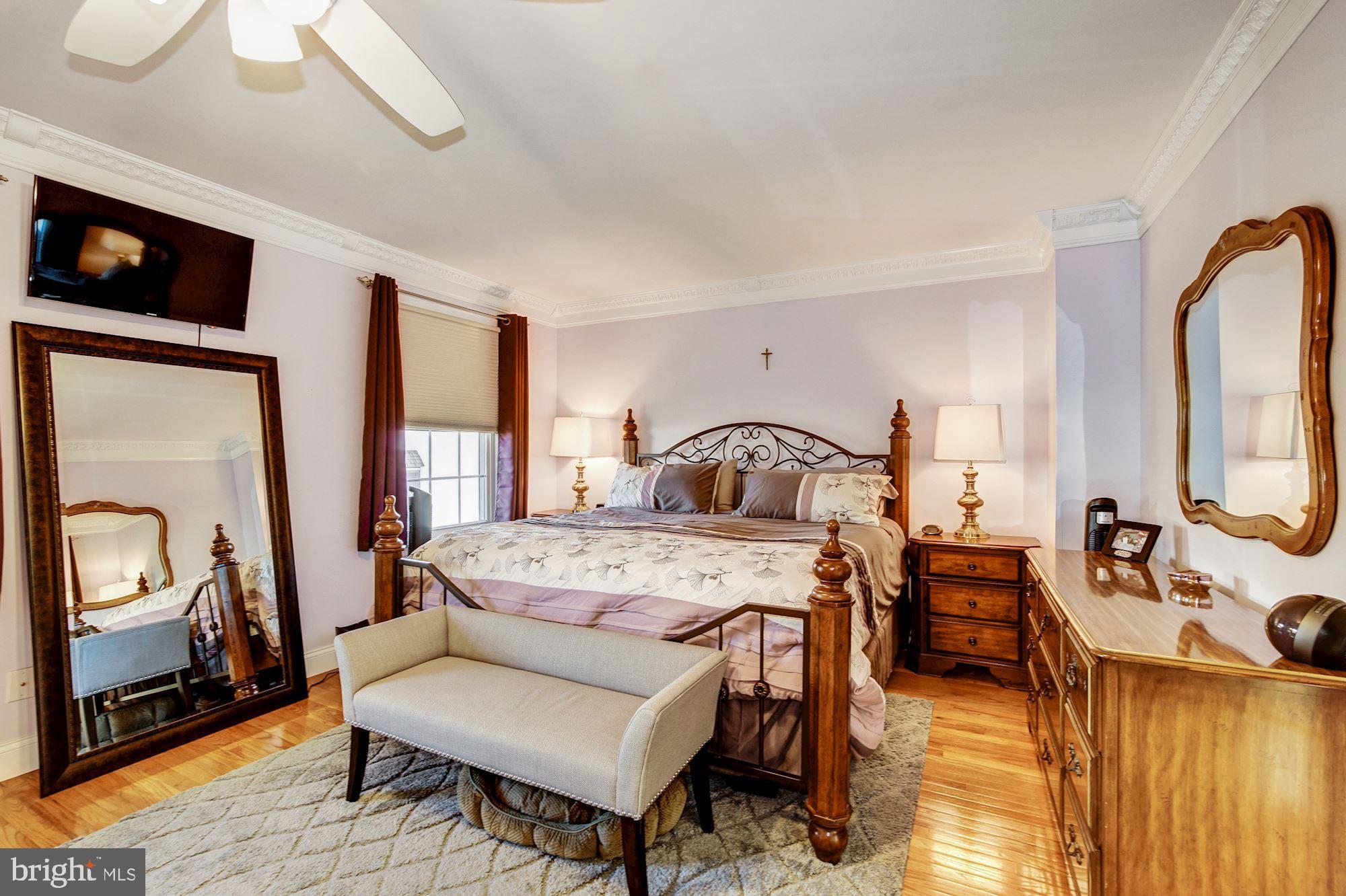 353 Scola Road Brookhaven, PA 19015 - Photo 17 of 26 Mastr Bedroom w/ Hardwood Floors
